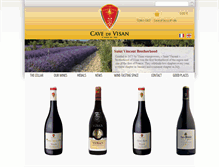 Tablet Screenshot of coteaux-de-visan.com